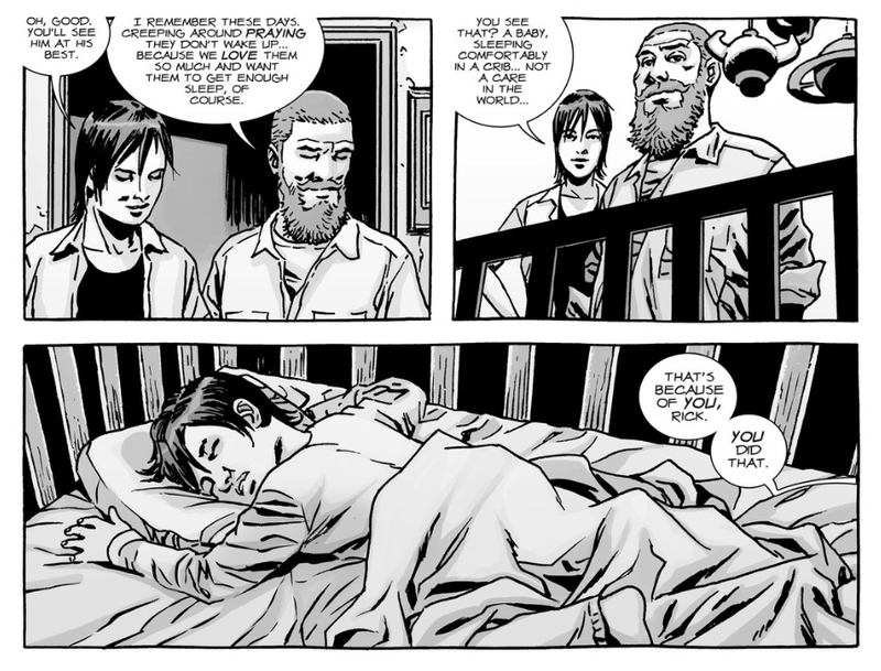Illustration for article titled No, The Walking Dead Comic Hasn't Gotten Boring
